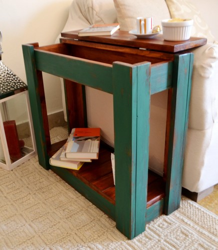 Tavolino laterale legno - in,
