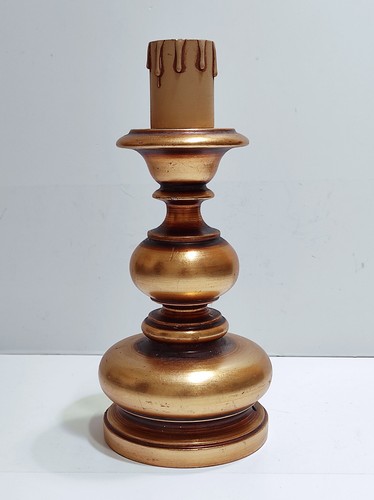 Torciere legno oro stile - in,