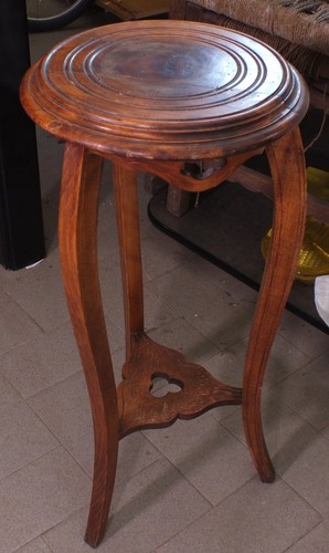 Tavolino porta vaso legno - tavolino, in