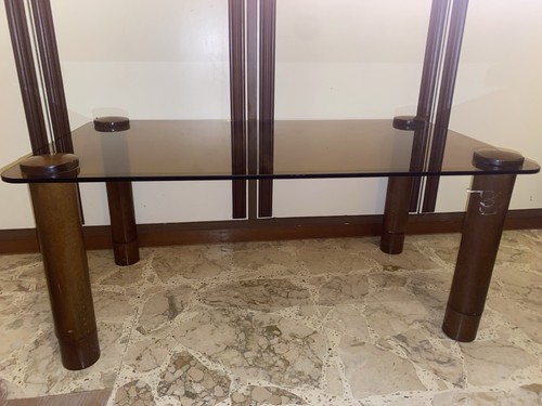Antico tavolo banco legno - banco, noce