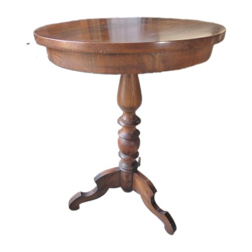 Tavolo antico rotondo legno - rotondo,