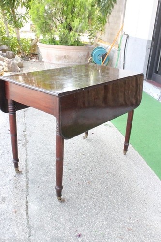 Tavolo antico legno con - tavolo,