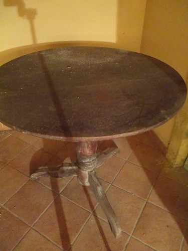 Tavolo antico rotondo - rotondo, legno